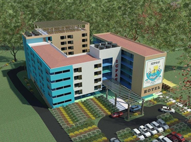 Proposed hotel complex, ICPAU Lubowa Campus.