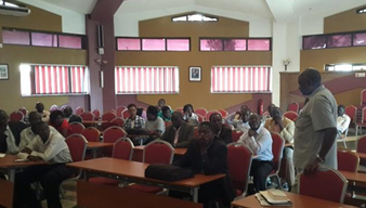 Consultative meeting for MSMEs in Kampala area — UIA MSME Incubation Centre project.